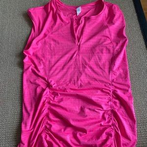 Athlete Hot Pink Short Sleeve Rash Guard